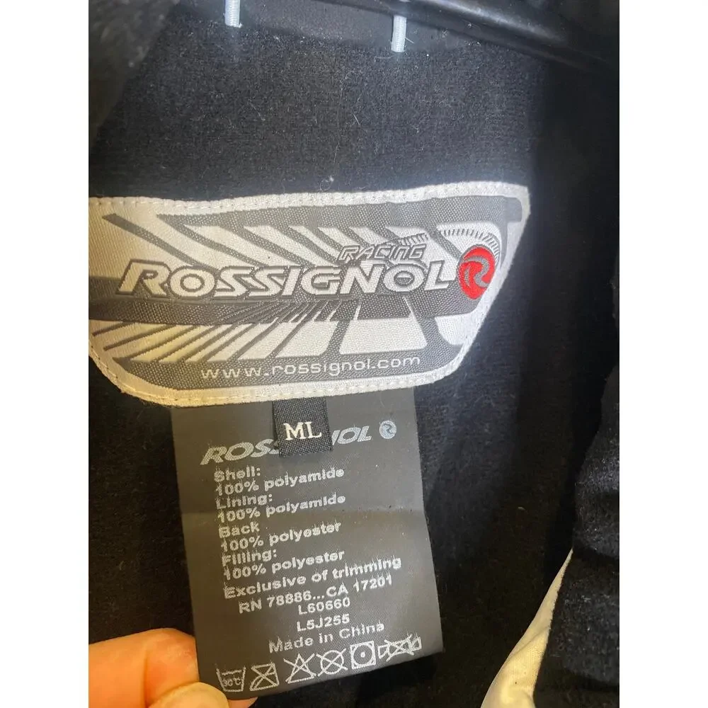 Rossignol Cream Gray Unisex Ski Jacket Sz Men’s Lg/Women’s XL Zipper Hood Warm